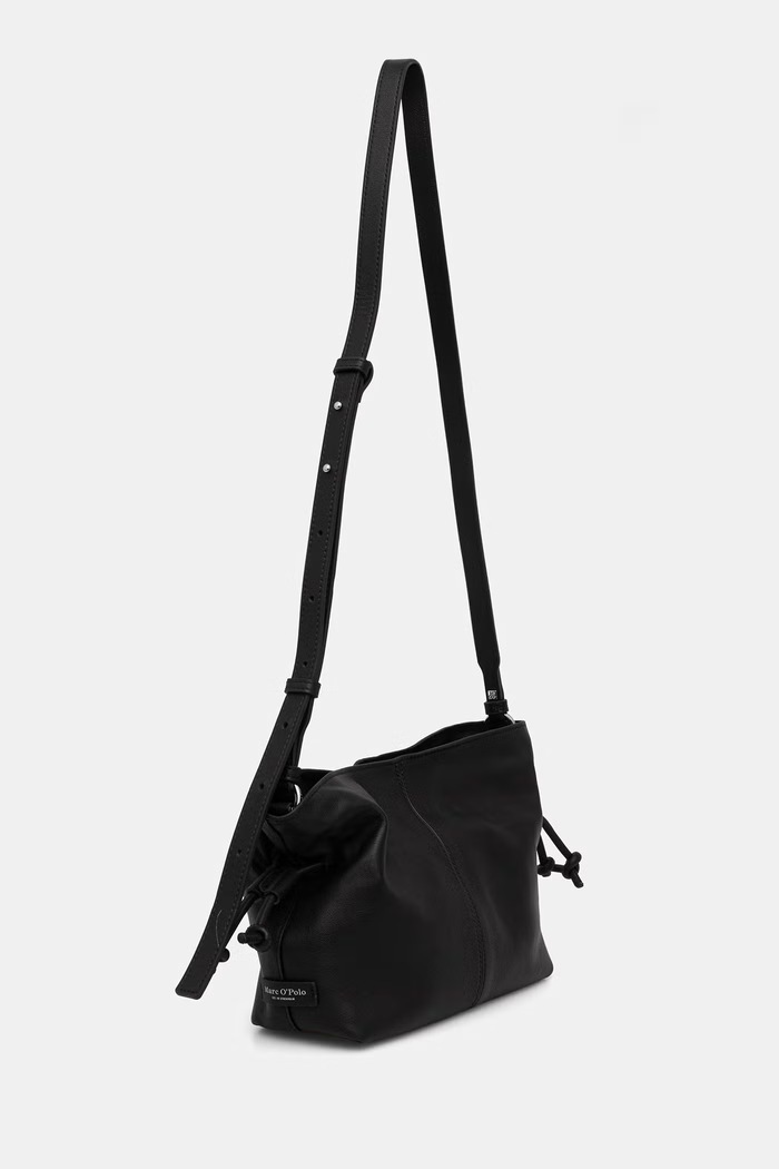 Marc O'Polo torebka crossbody damska skórzana 5000010837 czarny AW26
