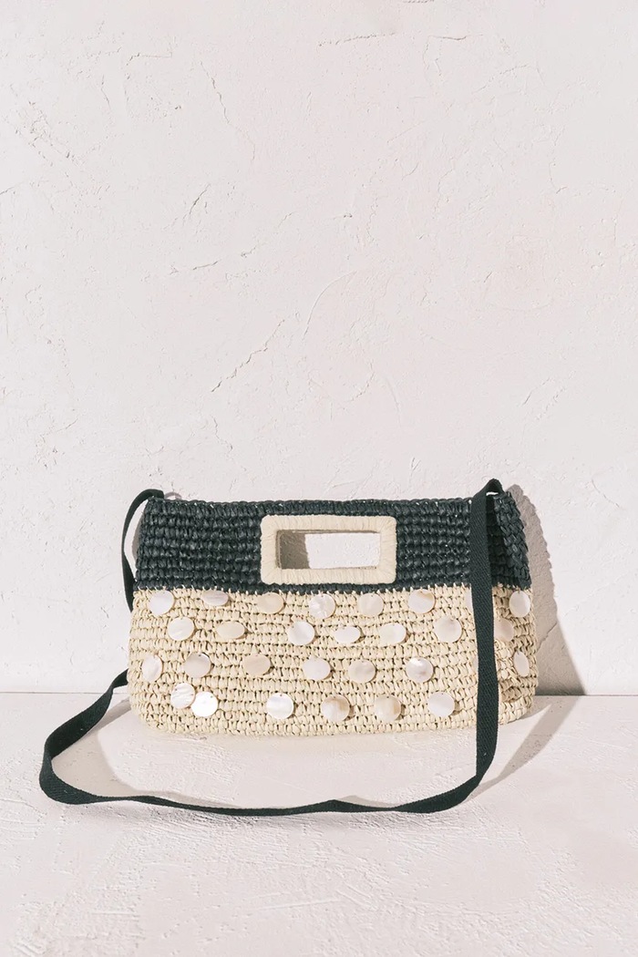 women'secret geantă crossbody pentru femei împletită bej 3063301