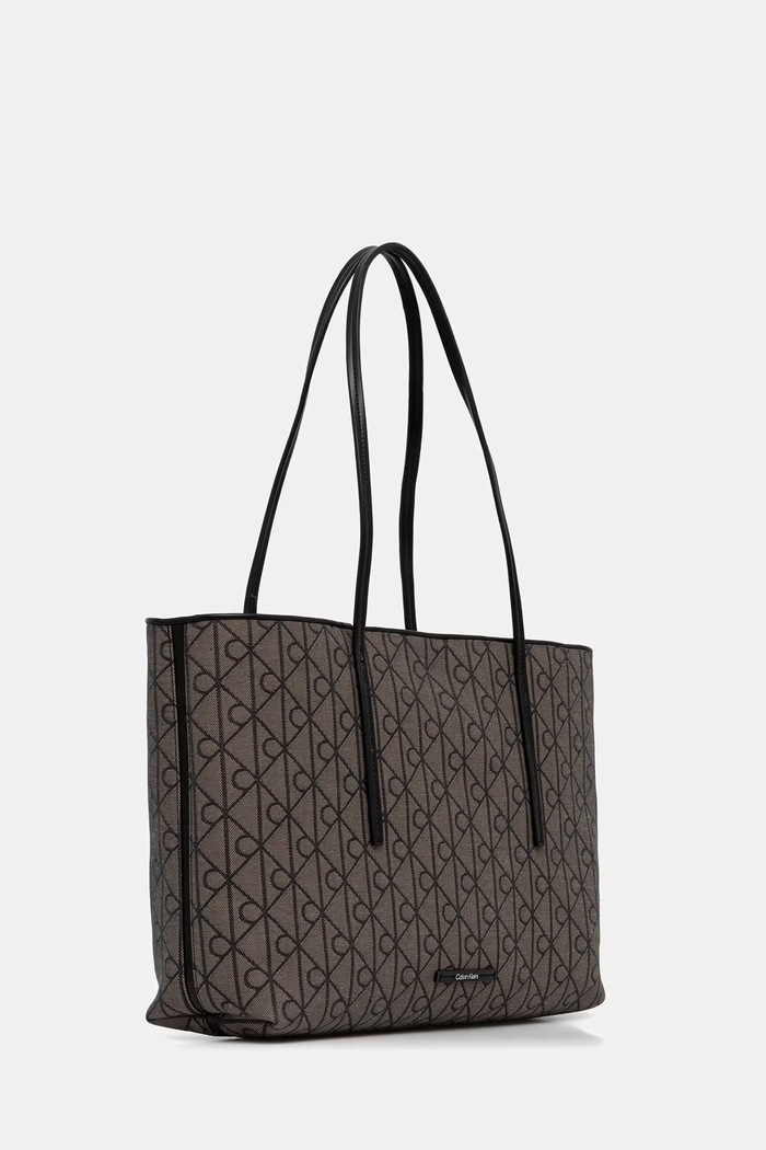 Calvin Klein geantă shopper pentru femei LV04F3750G maro AW26