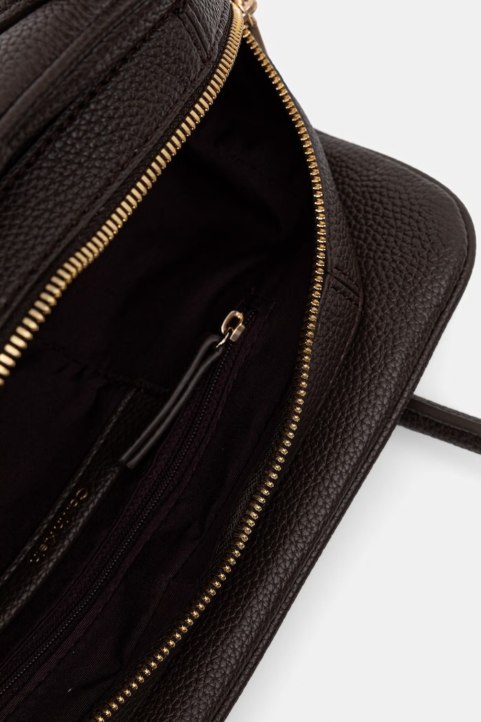 Calvin Klein τσάντα baguette γυναικεία LV04F3743G καφέ