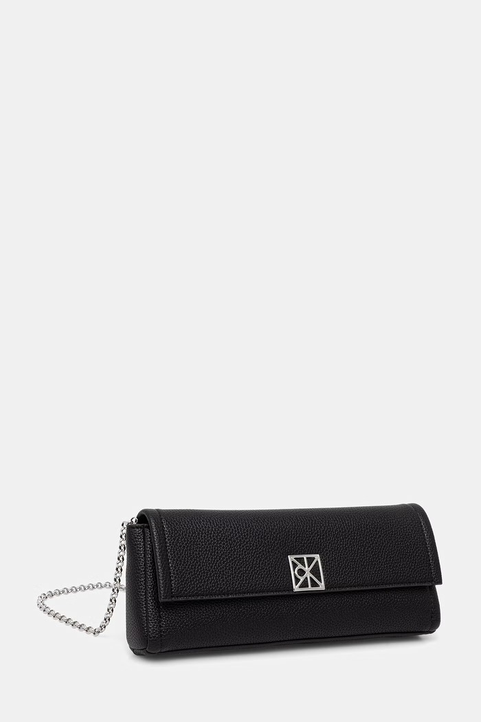 Calvin Klein geantă pentru femei, cu imitație de piele LV04F3740G negru AW26