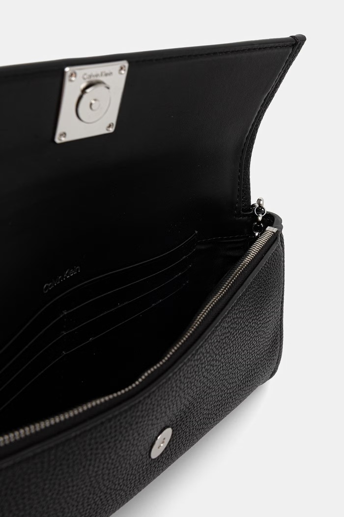 Calvin Klein geantă pentru femei, cu imitație de piele LV04F3740G negru