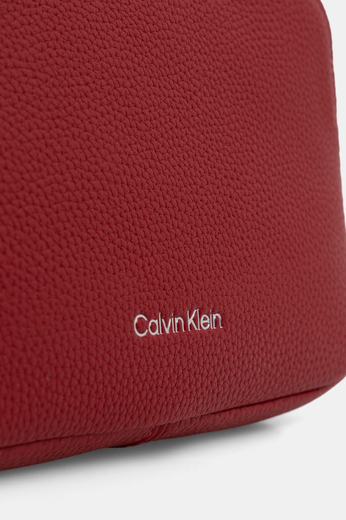 Calvin Klein torebka crossbody damska z imitacji skóry czerwony LV04F3656G