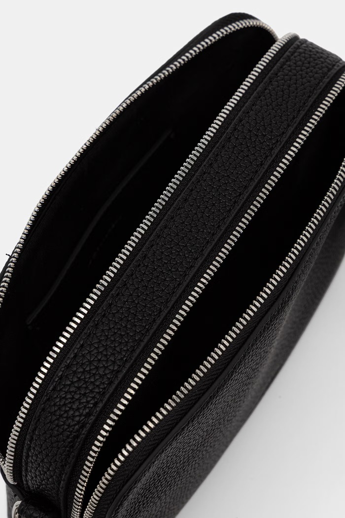 Calvin Klein torebka crossbody damska z imitacji skóry LV04F3656G czarny