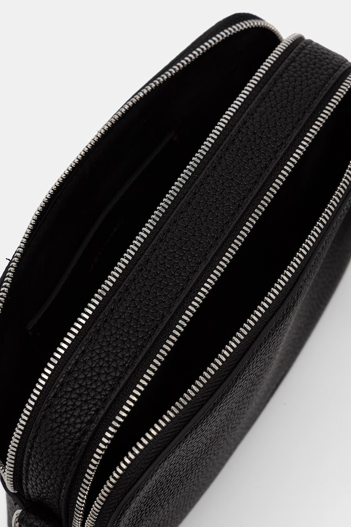 Calvin Klein torebka crossbody damska z imitacji skóry LV04F3656G czarny
