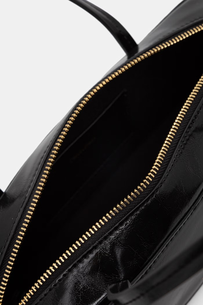 Calvin Klein geantă baguette pentru femei, cu imitație de piele LV04F3638G negru
