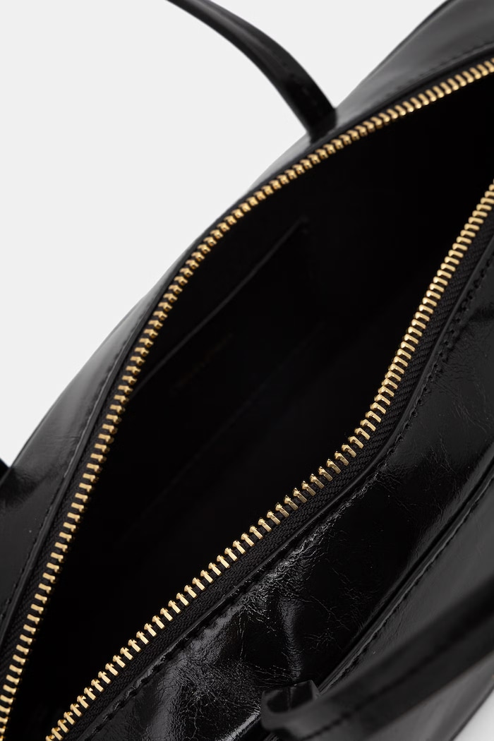 Calvin Klein geantă baguette pentru femei, cu imitație de piele LV04F3638G negru