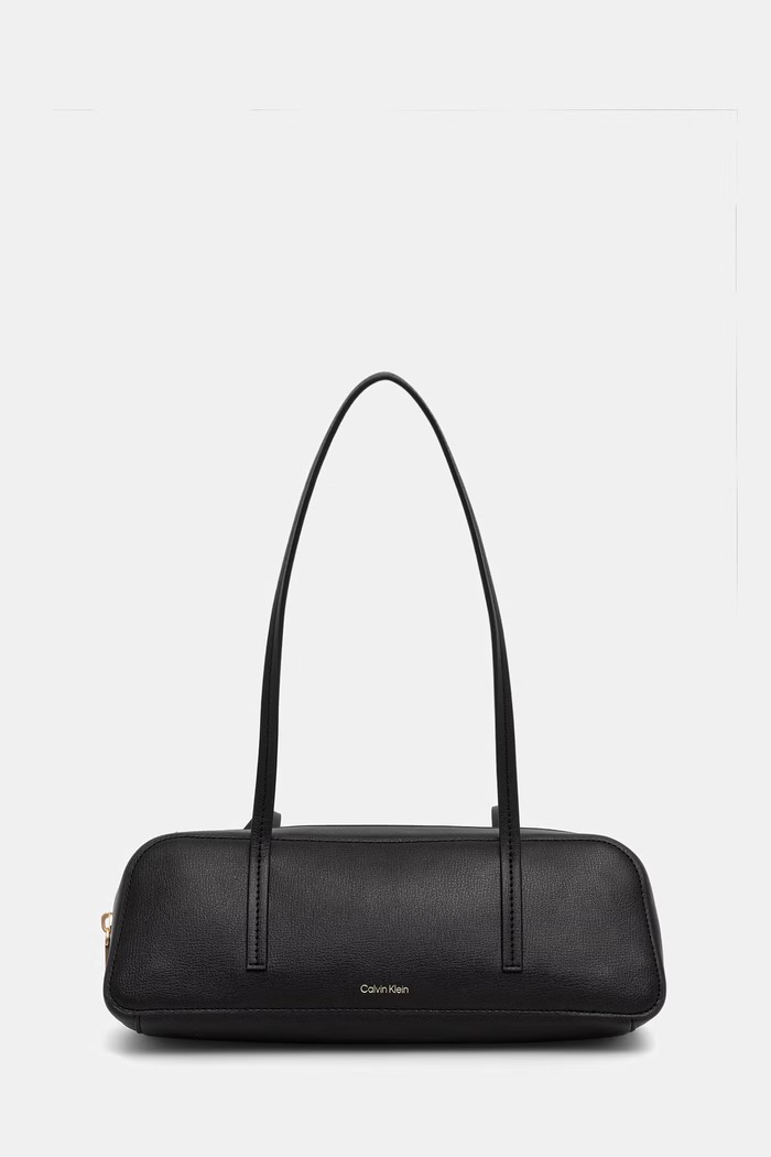 Calvin Klein kabelka typu baguette dámska z imitácie kože čierna LV04F3636G