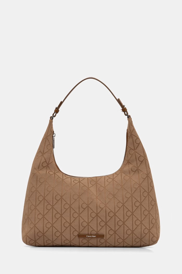 Calvin Klein hobo bag pentru femei bej LV04F3635G