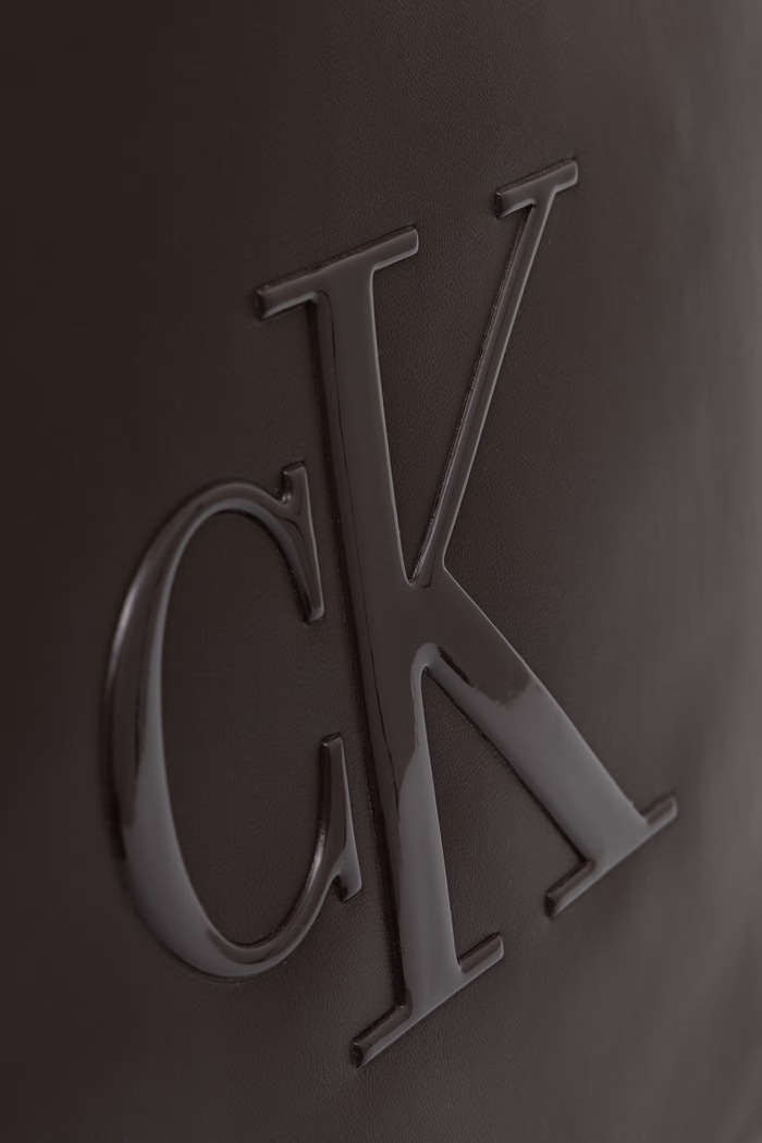 Calvin Klein torebka shopper damska z imitacji skóry brązowy LV04F3562G