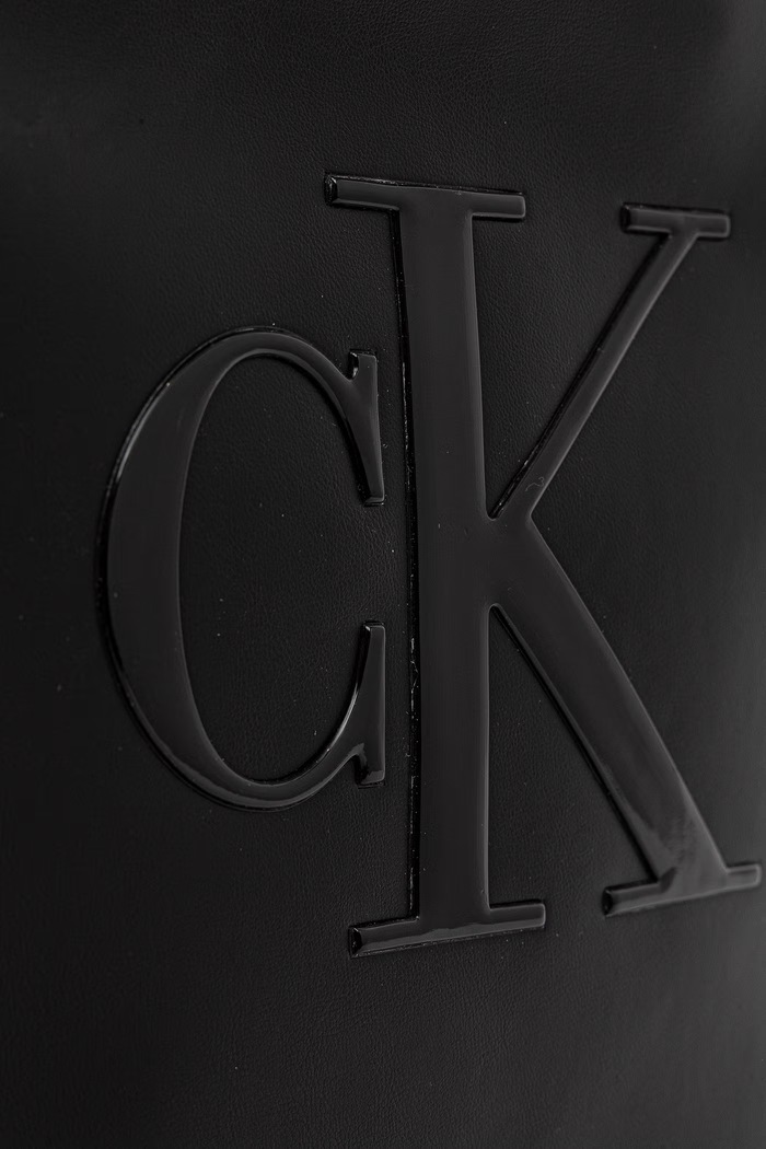 Calvin Klein geantă shopper pentru femei, cu imitație de piele negru LV04F3562G