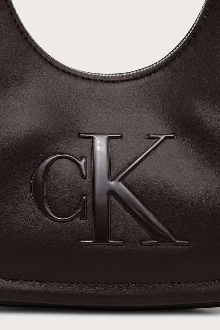 Torebka crossbody damska Calvin Klein LV04F3561G brązowy