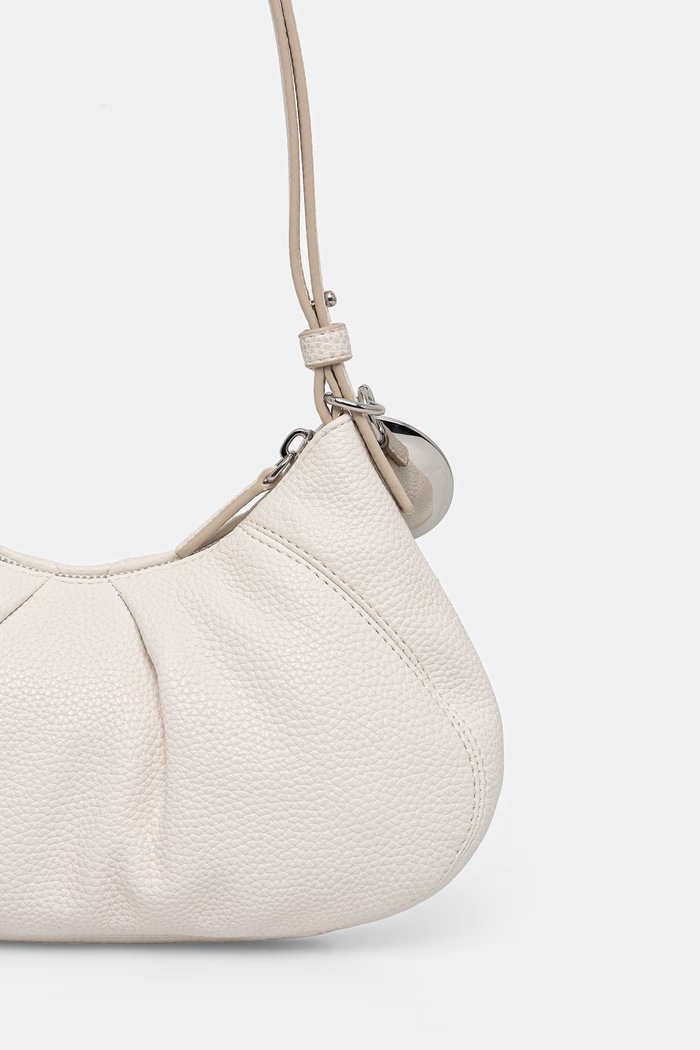 Accesorii Calvin Klein hobo bag pentru femei, cu imitație de piele LV04F3554G alb
