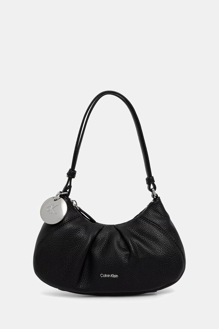 Calvin Klein hobo bag pentru femei, cu imitație de piele negru LV04F3554G