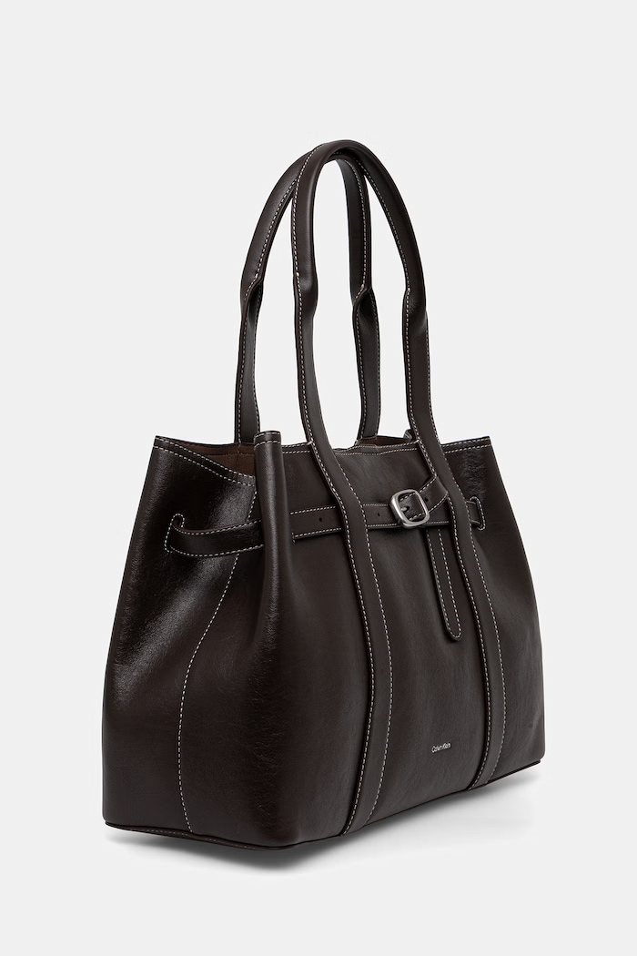 Calvin Klein klasična ženska torbica iz umetnega usnja LV04F3549G rjava AW26