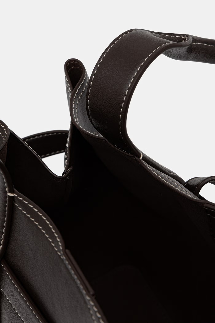 Calvin Klein klasična ženska torbica iz umetnega usnja LV04F3549G rjava