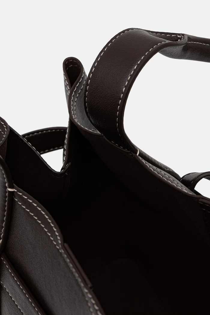 Calvin Klein klasična ženska torbica iz umetnega usnja LV04F3549G rjava