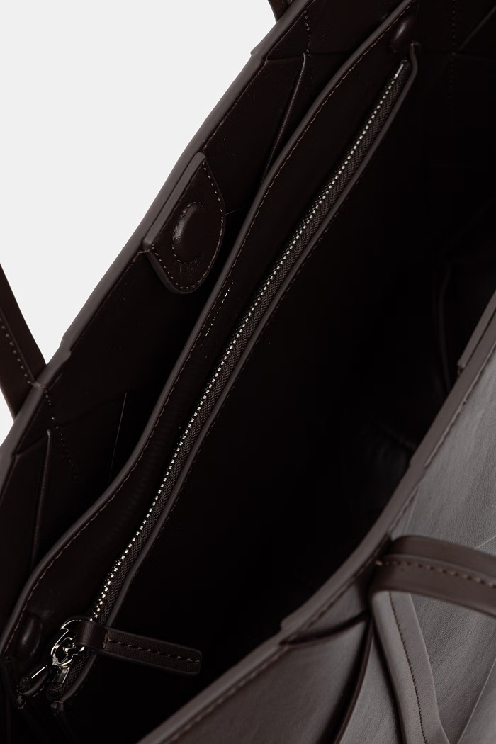 Calvin Klein kabelka typu shopper dámska z imitácie kože LV04F3548G hnedá