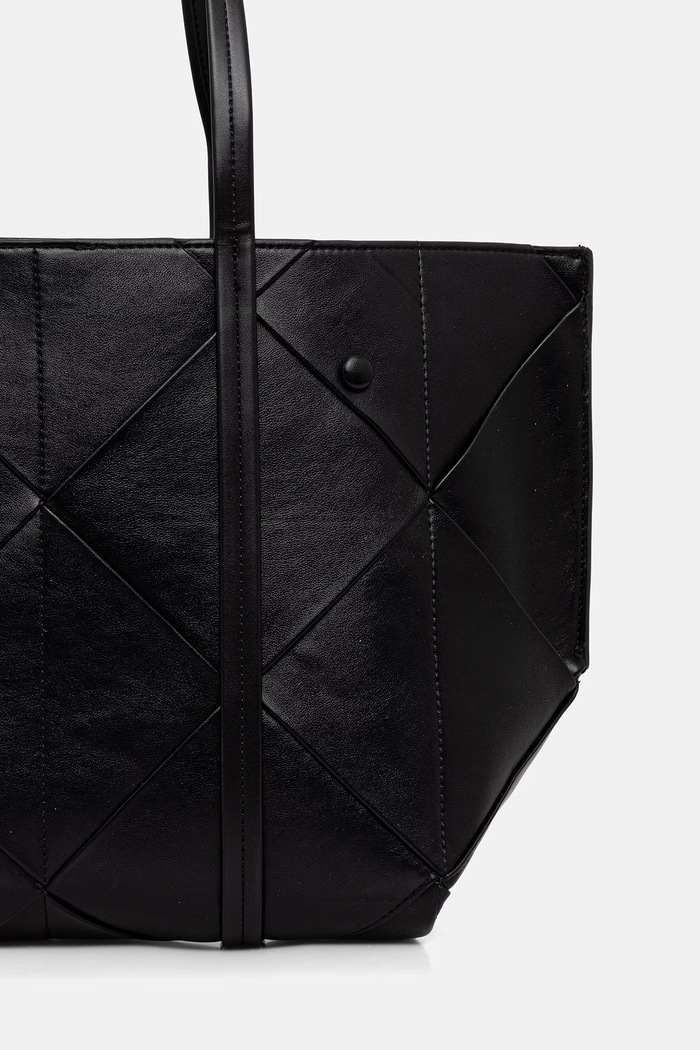 Akcesoria Calvin Klein torebka shopper damska z imitacji skóry LV04F3548G czarny