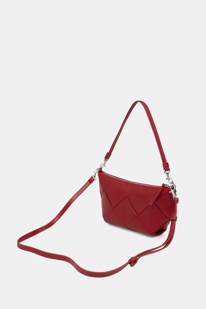 Akcesoria Calvin Klein torebka crossbody damska z imitacji skóry LV04F3546G czerwony