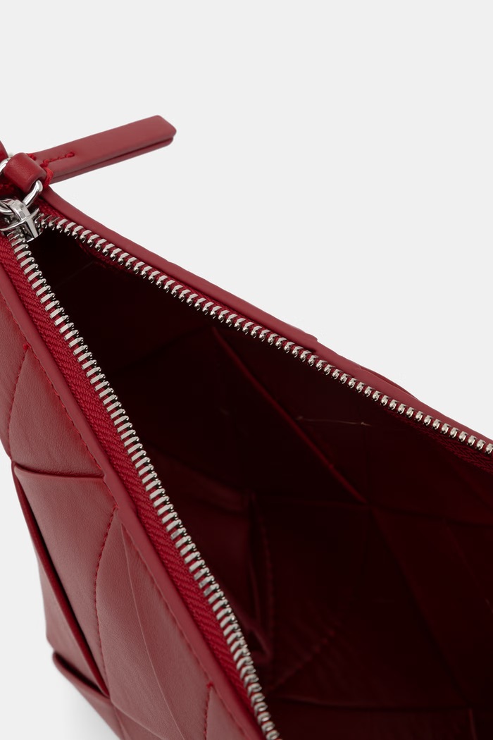 Calvin Klein torebka crossbody damska z imitacji skóry LV04F3546G czerwony