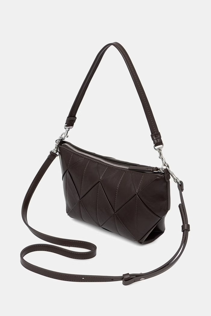 Akcesoria Calvin Klein torebka crossbody damska z imitacji skóry LV04F3546G brązowy