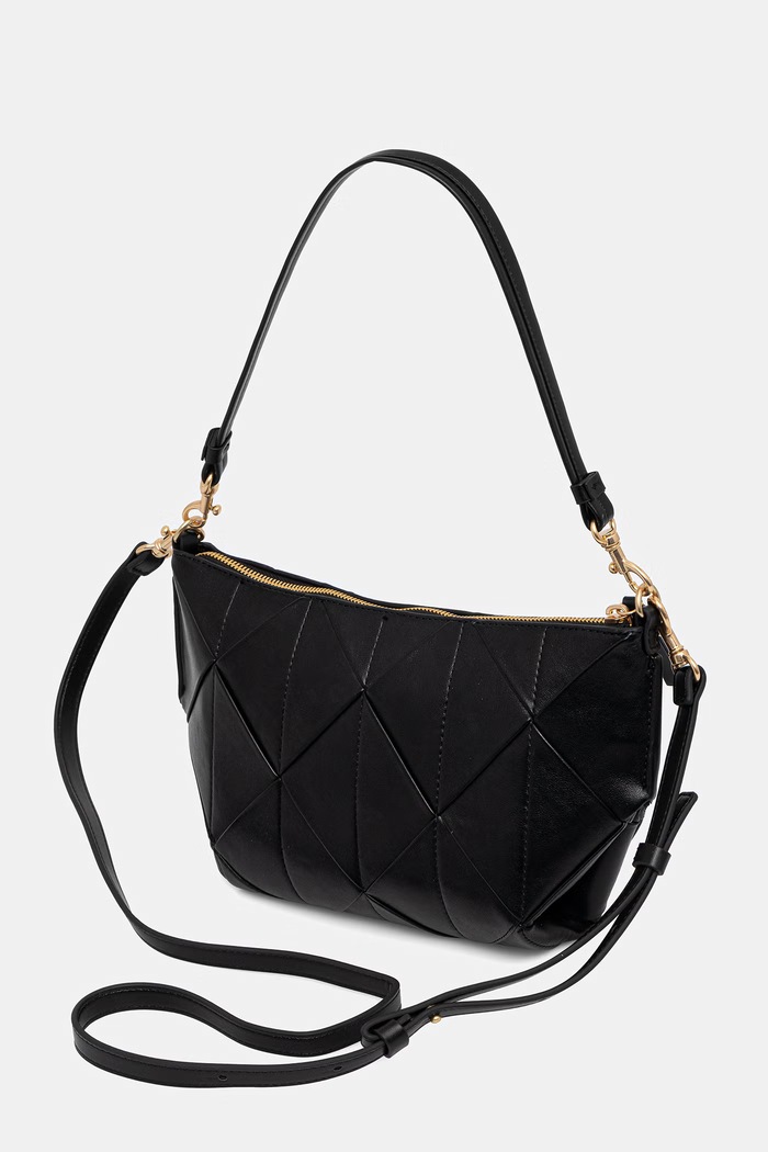 Akcesoria Calvin Klein torebka crossbody damska z imitacji skóry LV04F3546G czarny