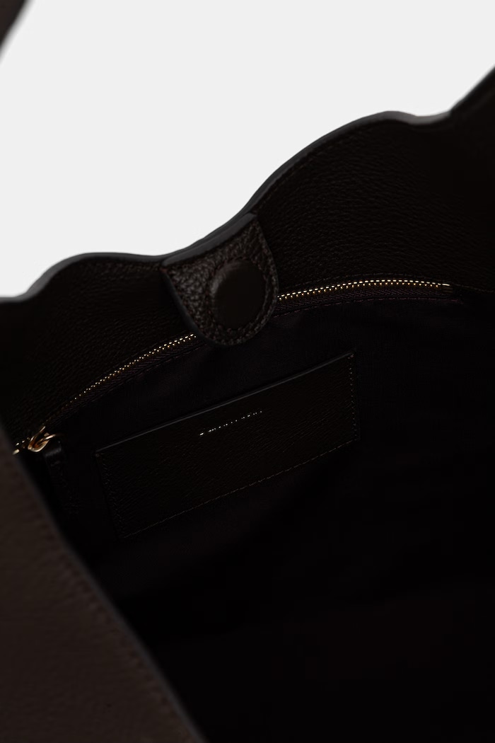 Calvin Klein tote torba ženska usnjena LV04F3543G rjava