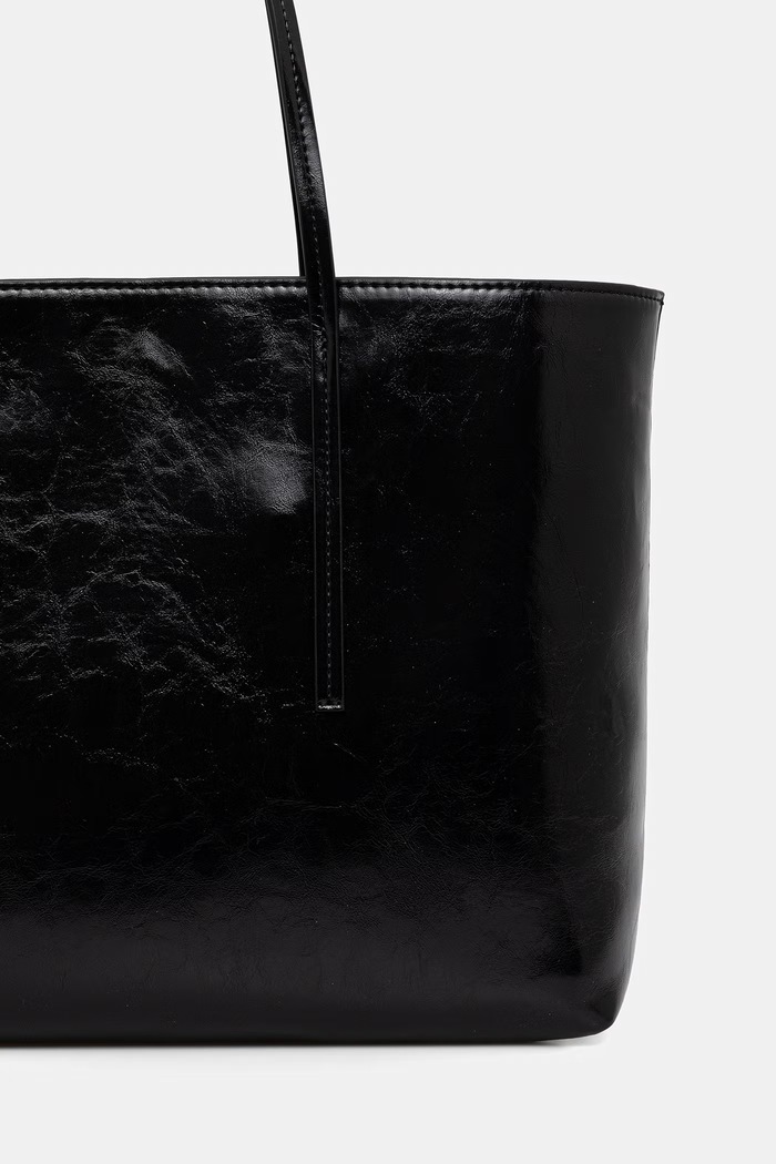 Accesorii Calvin Klein geantă shopper pentru femei, cu imitație de piele LV04F3537G negru