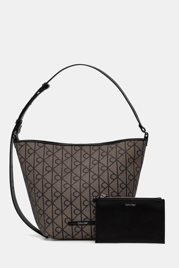 Calvin Klein torebka damska beżowy LV04F3535G