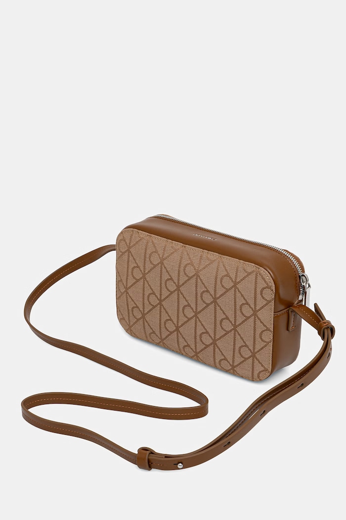 Akcesoria Calvin Klein torebka crossbody damska LV04F3533G beżowy