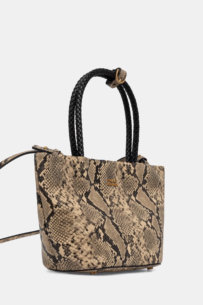 Tommy Hilfiger torebka crossbody damska skórzana AW0AW18909 beżowy AW26