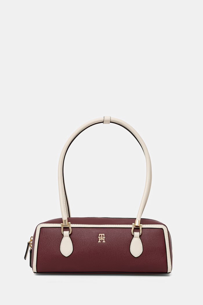 Tommy Hilfiger baguette táska női műbőr burgundia AW0AW18900