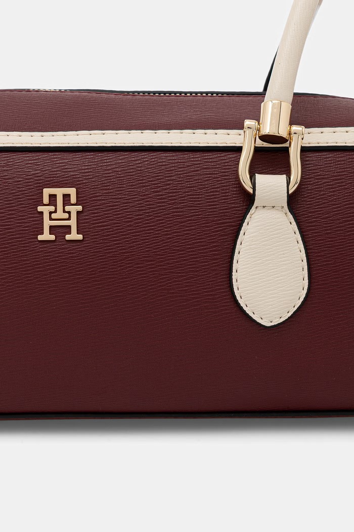 Tommy Hilfiger baguette táska női műbőr burgundia AW0AW18900