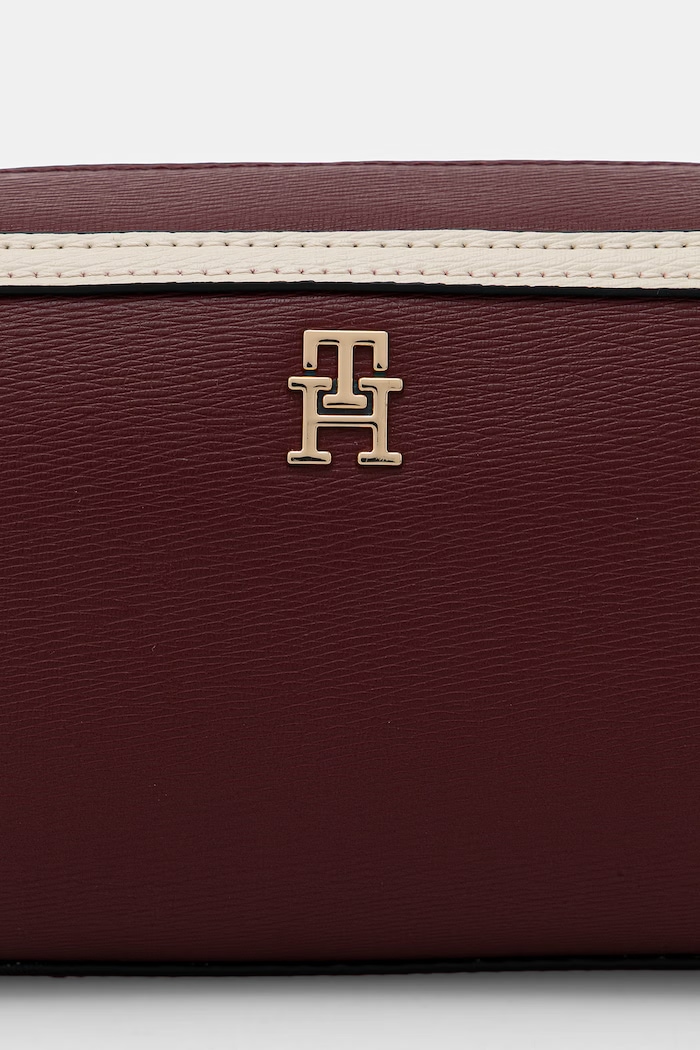 Kiegészítők Tommy Hilfiger keresztpántos táska női műbőr AW0AW18899 burgundia