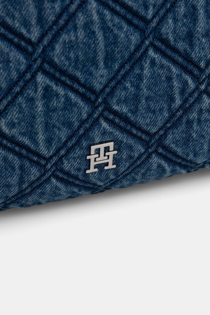 Tommy Hilfiger μικρή τσάντα γυναικεία ντένιμ μπλε AW0AW18866