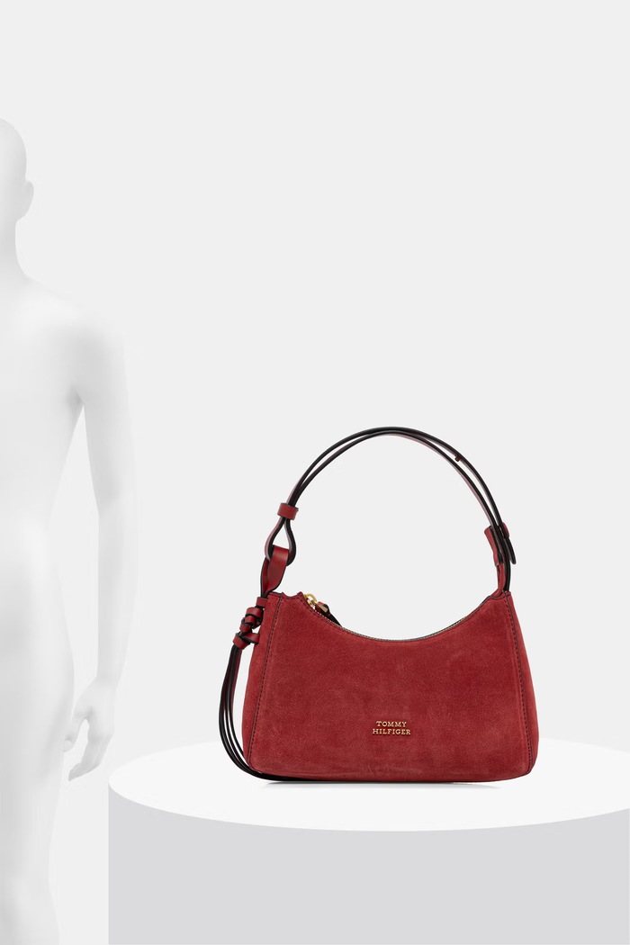 Tommy Hilfiger torebka shopper damska zamszowa AW0AW18823