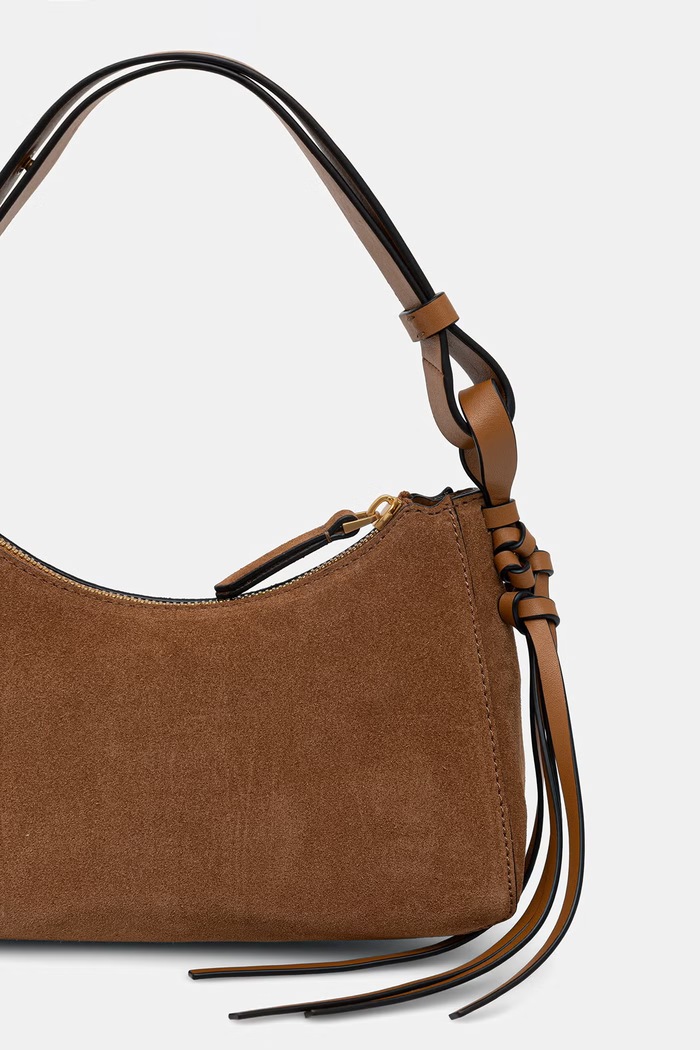 Tommy Hilfiger geantă shopper pentru femei piele întoarsă maro AW0AW18823