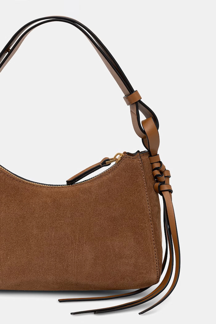 Tommy Hilfiger geantă shopper pentru femei piele întoarsă maro AW0AW18823