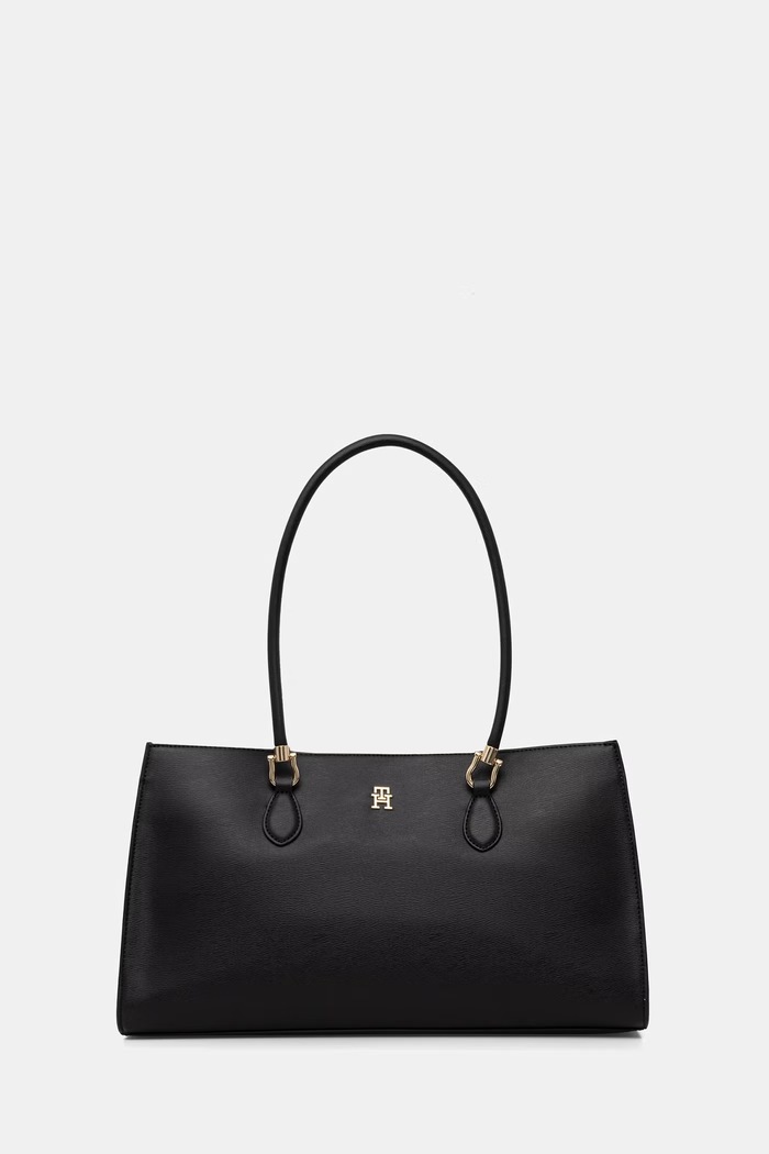 Tommy Hilfiger shopper női műbőr fekete AW0AW18750