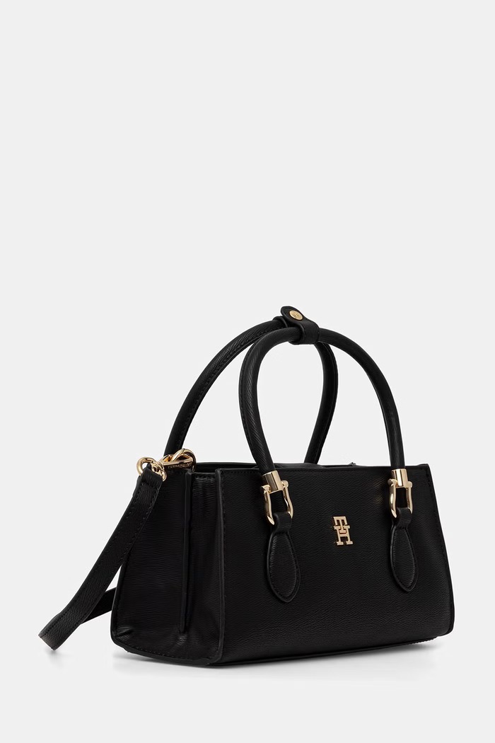 Tommy Hilfiger keresztpántos táska női műbőr AW0AW18749 fekete AW26
