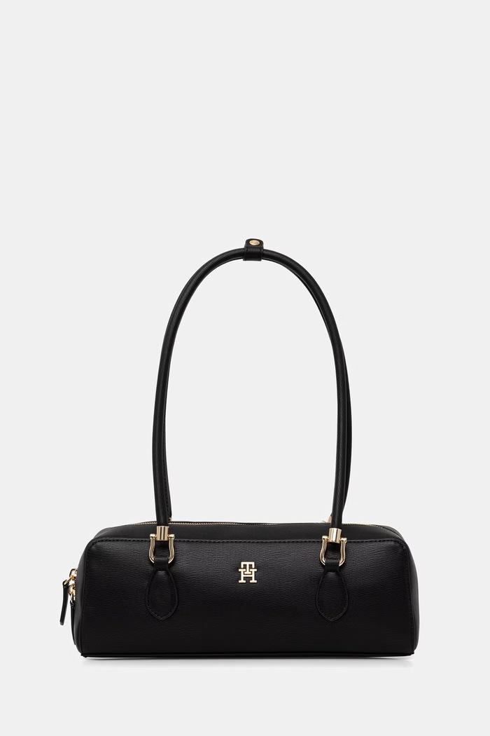 Tommy Hilfiger baguette táska női műbőr fekete AW0AW18748