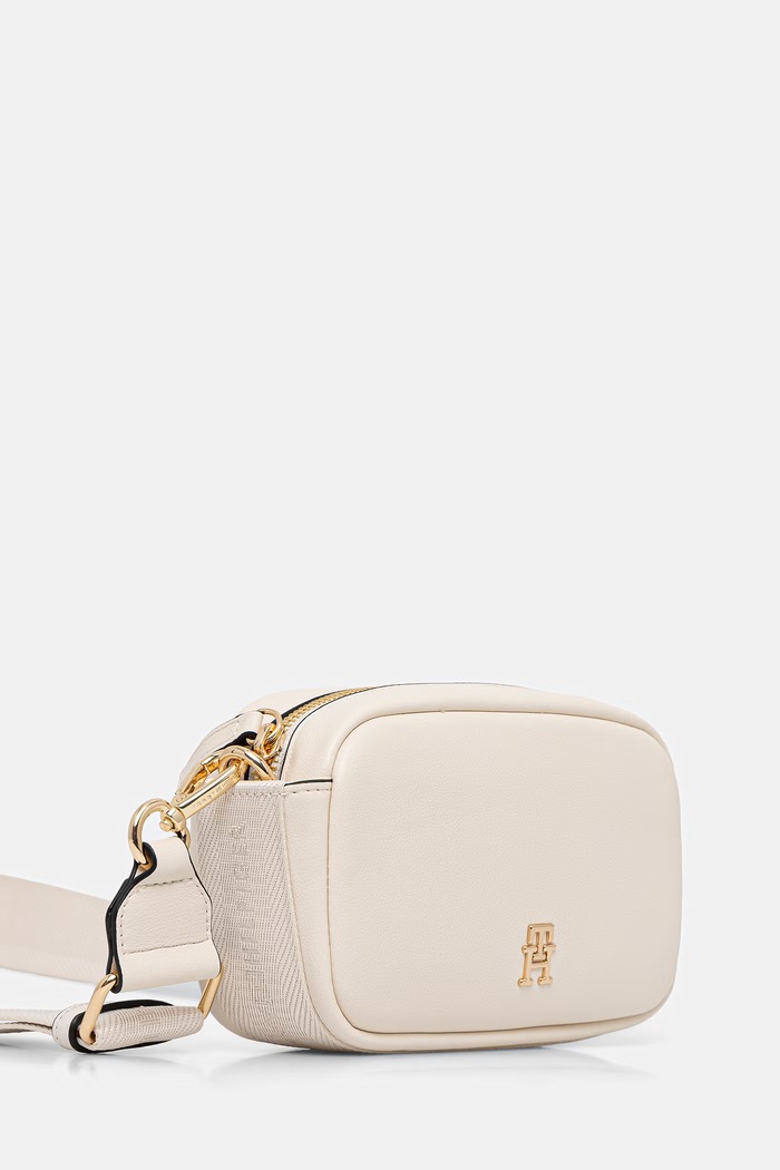 Tommy Hilfiger crossbody kabelka dámska z imitácie kože AW0AW18741 béžová AW26
