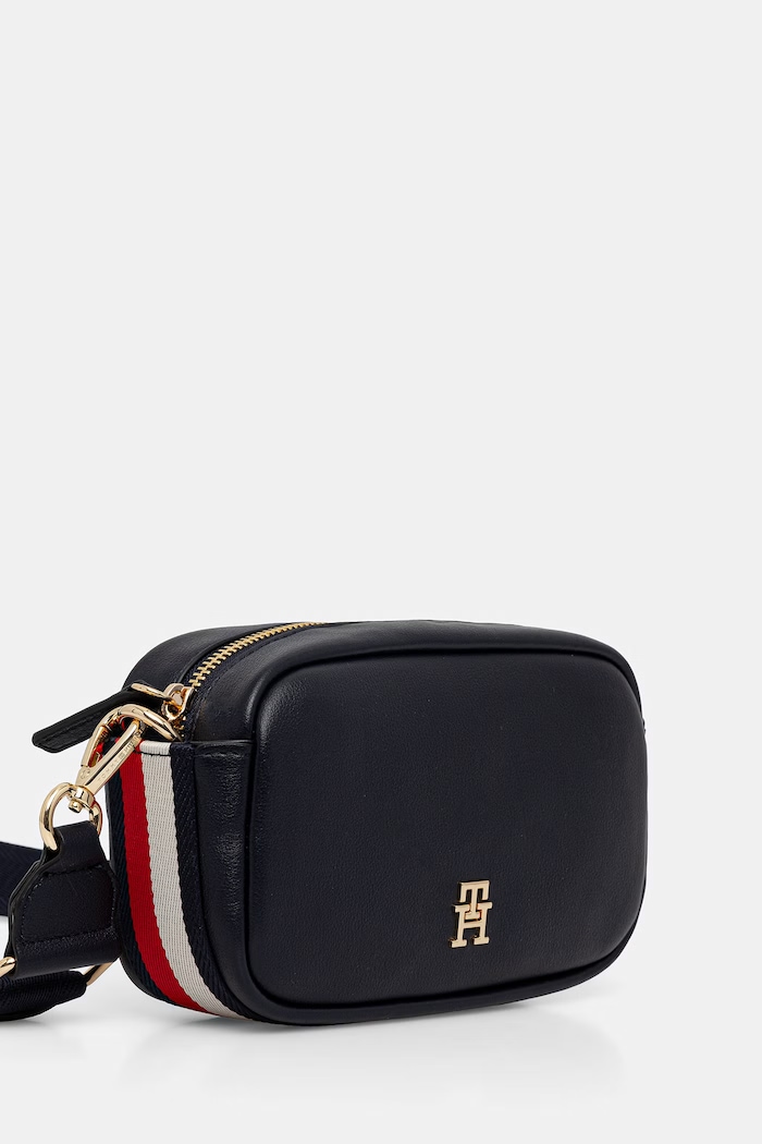 Tommy Hilfiger crossbody kabelka dámska z imitácie kože AW0AW18741 tmavomodrá AW26