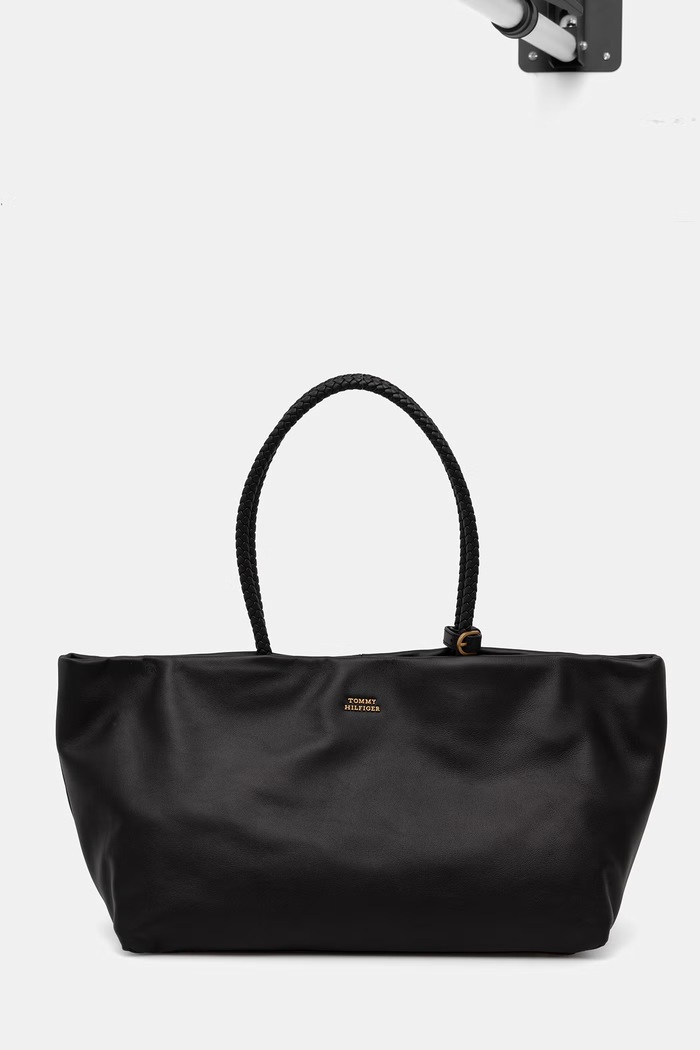 Tommy Hilfiger torebka shopper damska skórzana AW0AW18740