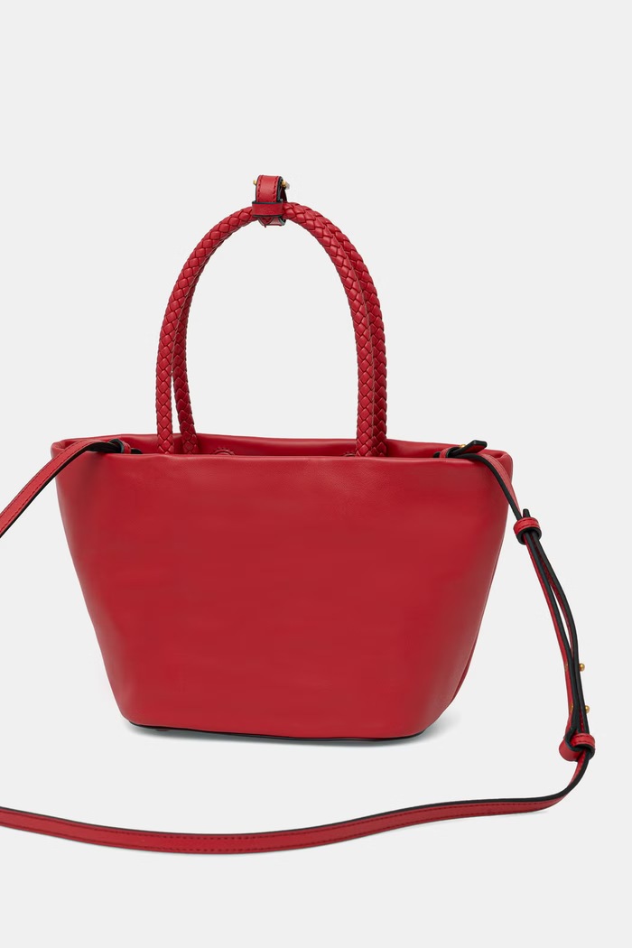 Kiegészítők Tommy Hilfiger keresztpántos táska női bőr AW0AW18739 piros