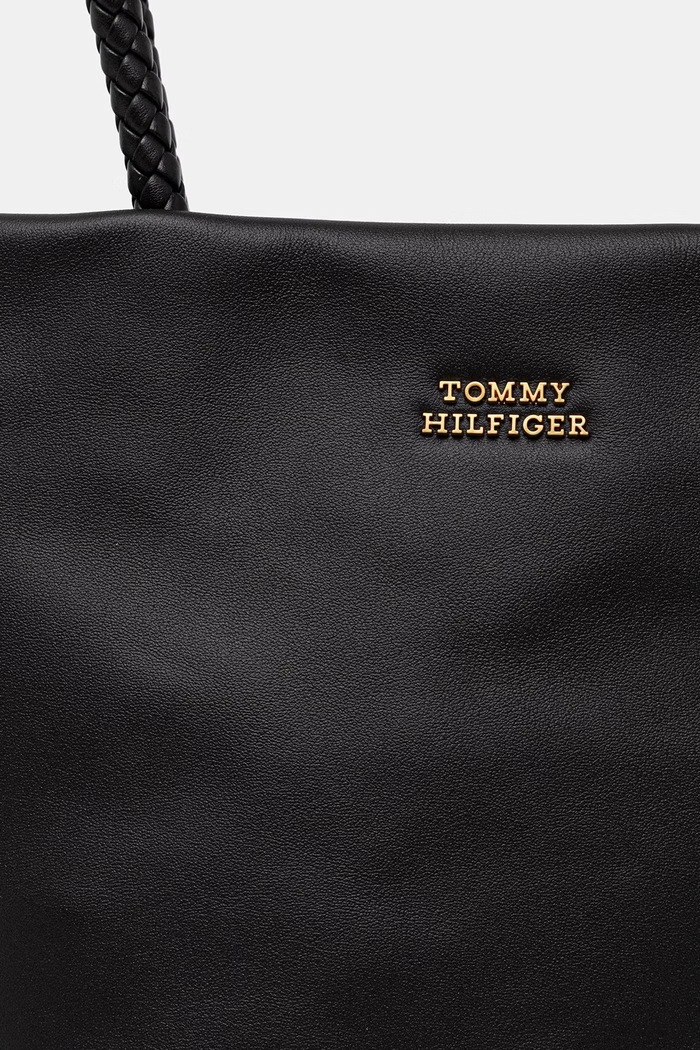 Tommy Hilfiger keresztpántos táska női bőr fekete AW0AW18739