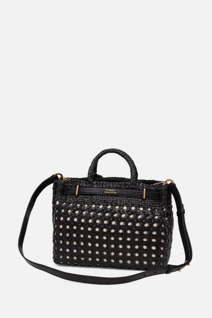 Kiegészítők Tommy Hilfiger női bőr táska AW0AW18734 fekete