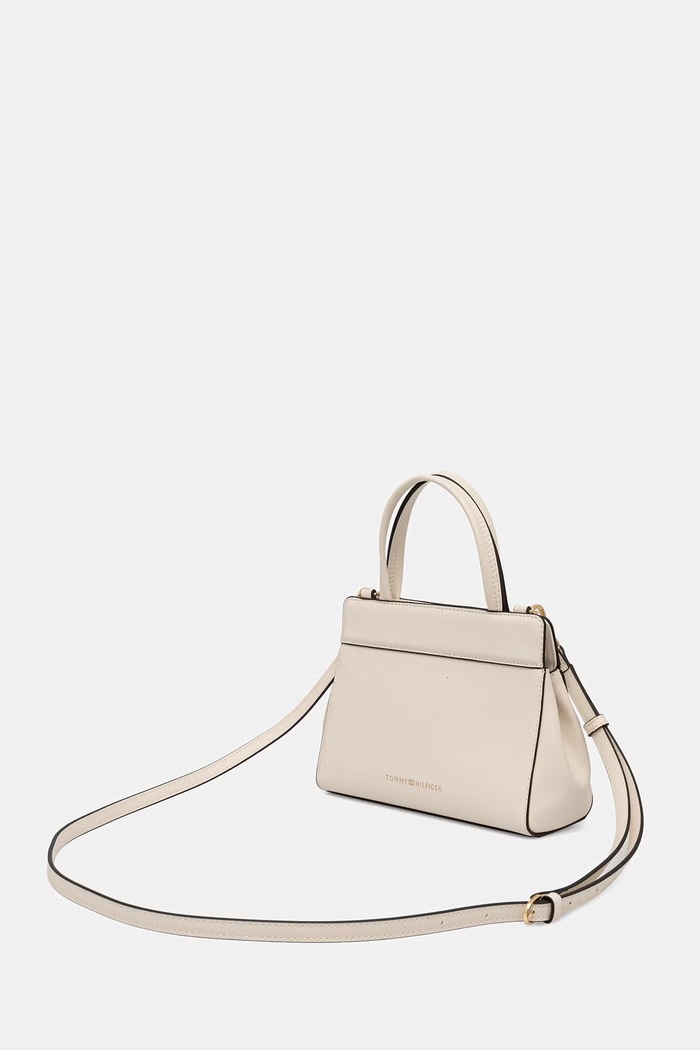 Tommy Hilfiger kabelka typu shopper dámska z imitácie kože AW0AW18726 béžová AW26