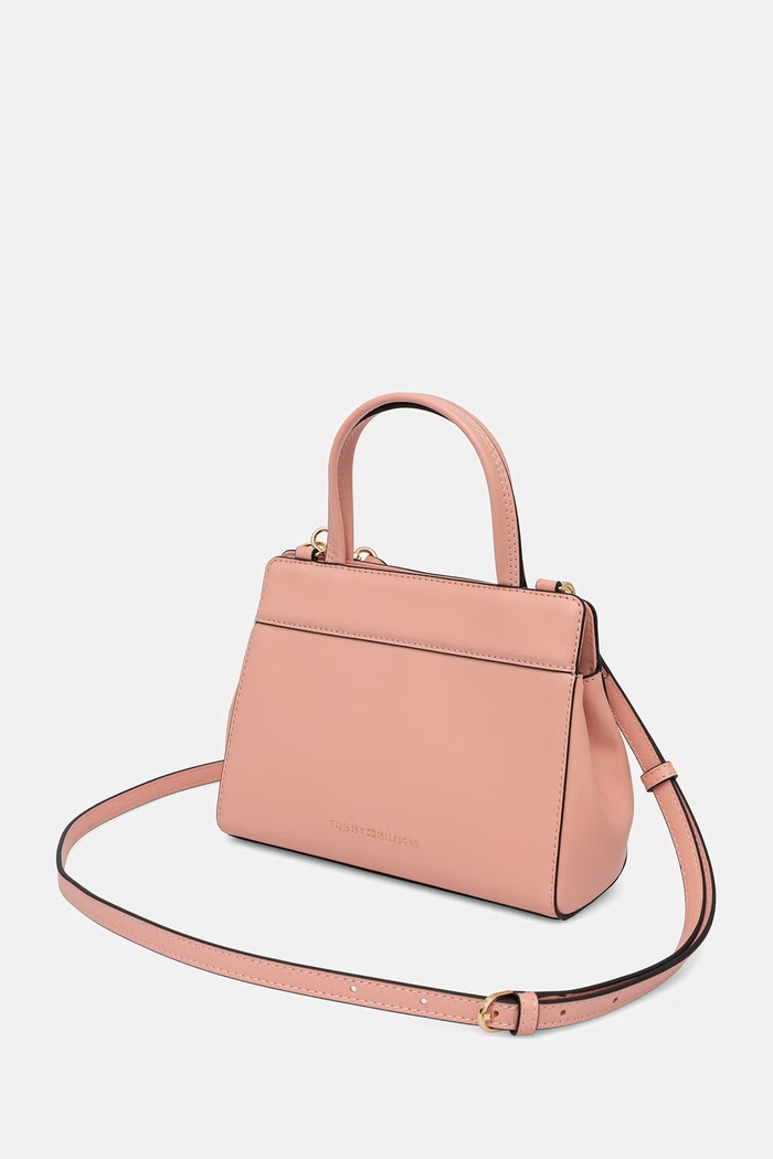 Doplnky Tommy Hilfiger kabelka typu shopper dámska z imitácie kože AW0AW18726 ružová